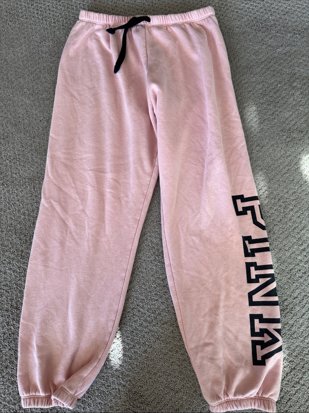 Victoria’s Secret Pink Sweatpants with Black Drawstring